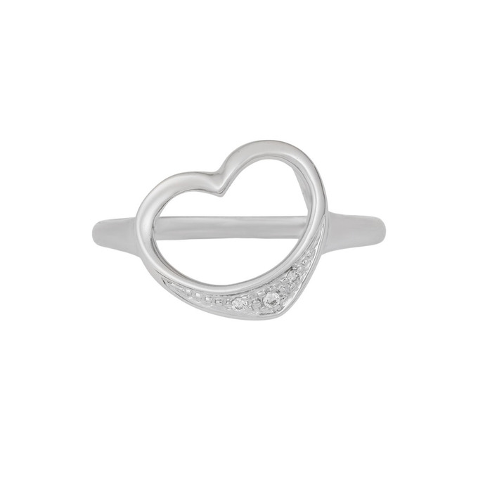 Кольцо из золота 585 пробы c бриллиантами