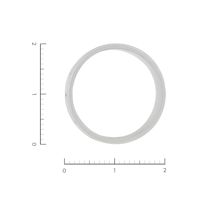 Кольцо из белого золота 750 пробы, Л 1115 4018 за 115000