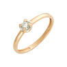Кольцо из золота 585 пробы с бриллиантом