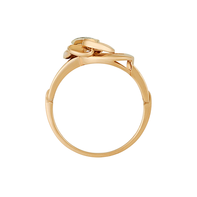 Кольцо из золота 585 пробы c бриллиантами, Л 4708 1003 за 36720