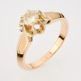 Кольцо из комбинированного золота 585 пробы c 1 бриллиантом Л45052425 фото 1