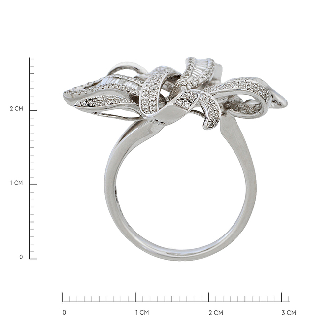 Кольцо из золота 750 пробы c бриллиантами, Л 2812 1641 за 230000