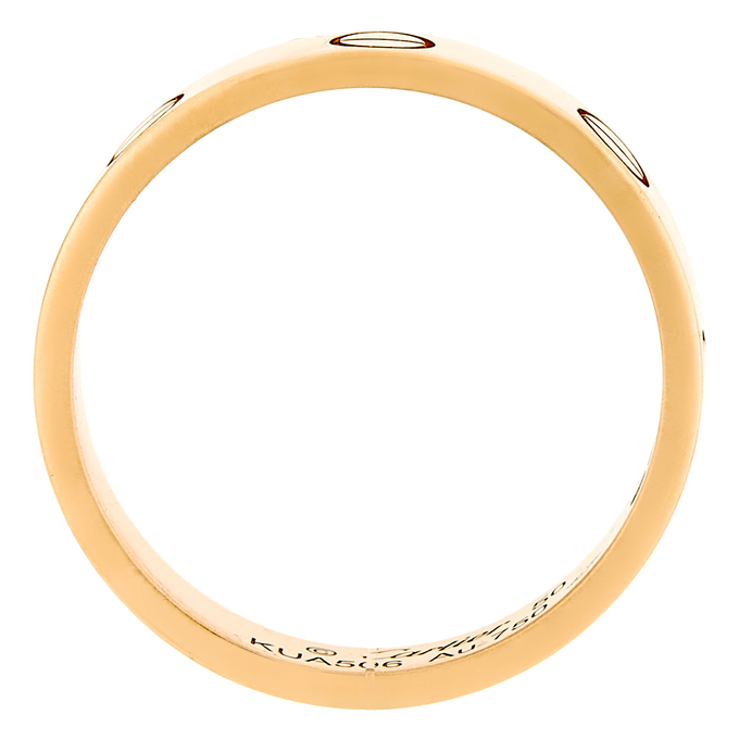 Кольцо обручальное Cartier золото, 750, 3 к.,3,1 гр. (чистый вес 3,1 гр.) Love