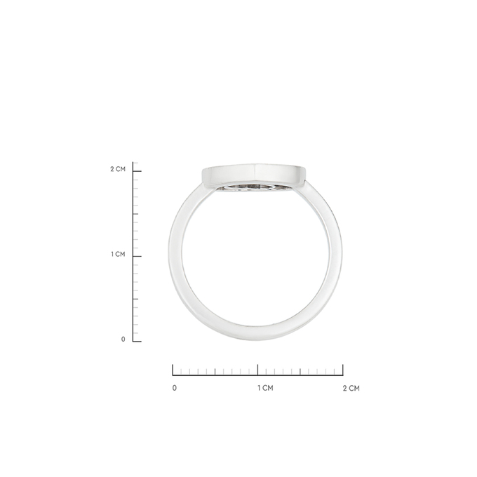 Кольцо из золота 585 пробы c фианитами, Л 0514 9355 за 40960