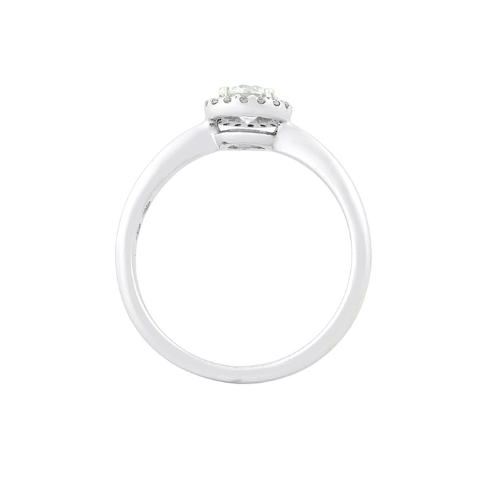 Кольцо из золота 585 пробы c бриллиантами