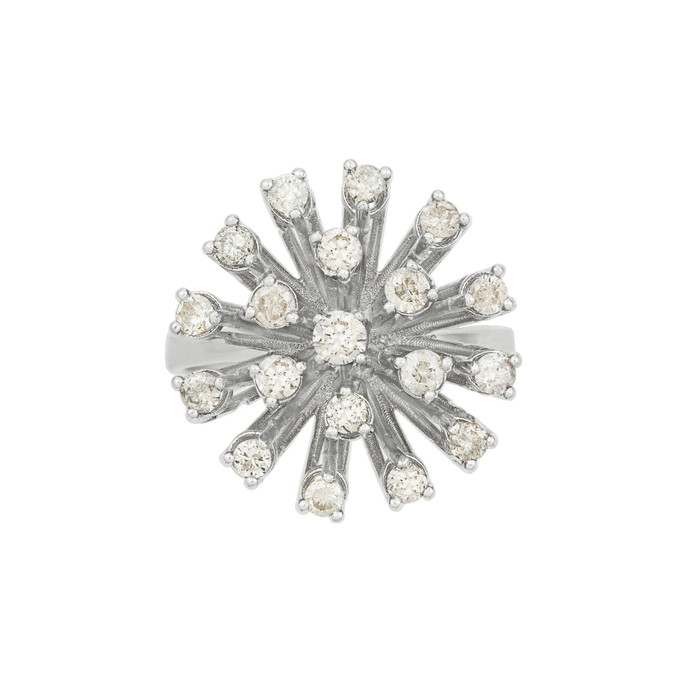 Кольцо из золота 585 пробы c бриллиантами, Л 0616 8542 за 98000