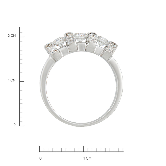 Кольцо из золота 750 пробы c бриллиантами, Л 2812 5586 за 147000