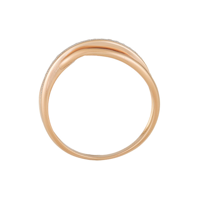 Кольцо из золота 585 пробы c бриллиантами, Л 6602 7859 за 33600