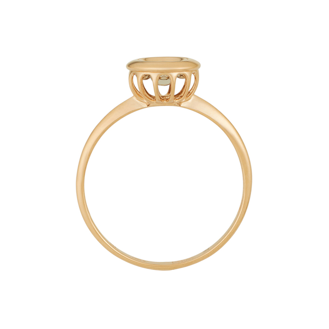 Кольцо из золота 585 пробы c бриллиантом, Л 3011 3889 за 30940