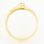 Кольцо из желтого золота 585 пробы c 2 бриллиантами Л28080361 фото 3
