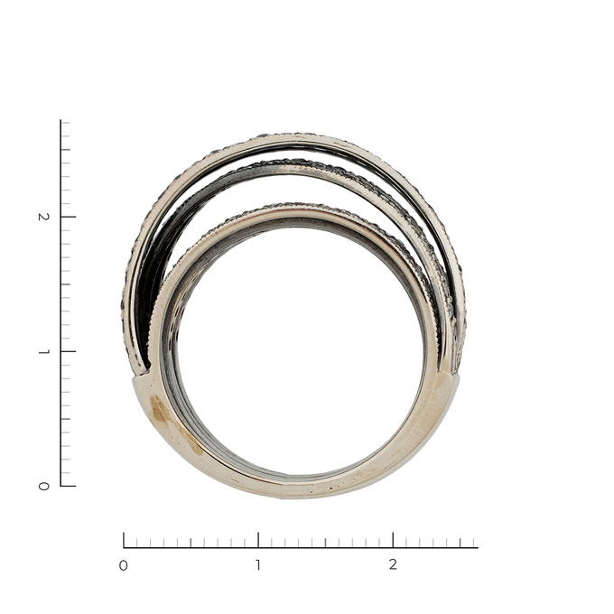 Кольцо из золота 585 пробы c 208 бриллиантами, Л 2810 3632 за 147000