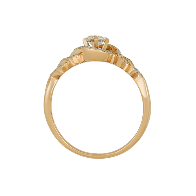 Кольцо из золота 585 пробы c бриллиантами, Л 7502 8846 за 54000