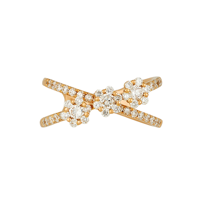 Кольцо из золота 750 пробы c бриллиантами, Л 3307 7825 за 100000