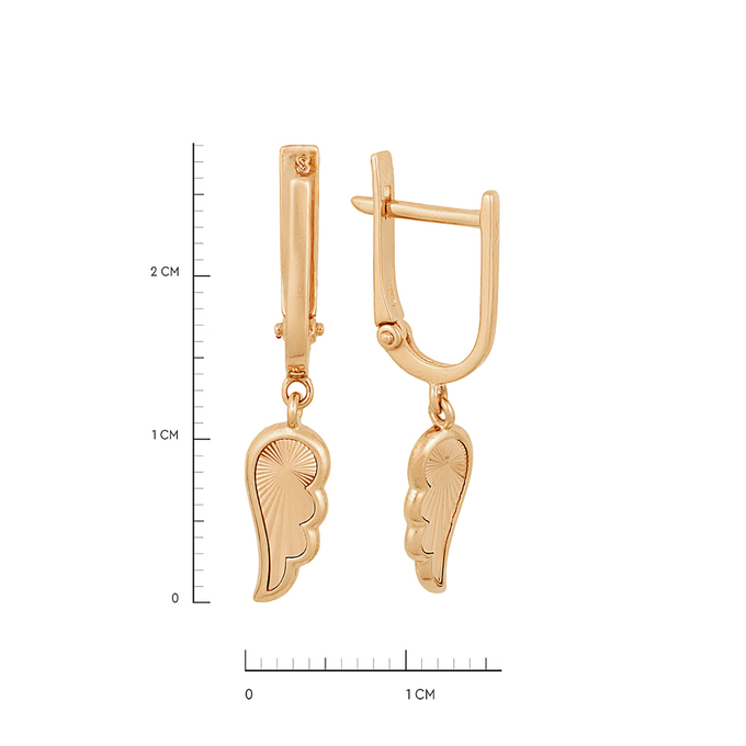 Серьги из золота 585 пробы