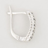 Серьги из золота 585 пробы c фианитами