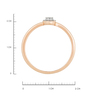Кольцо из золота 585 пробы c бриллиантами