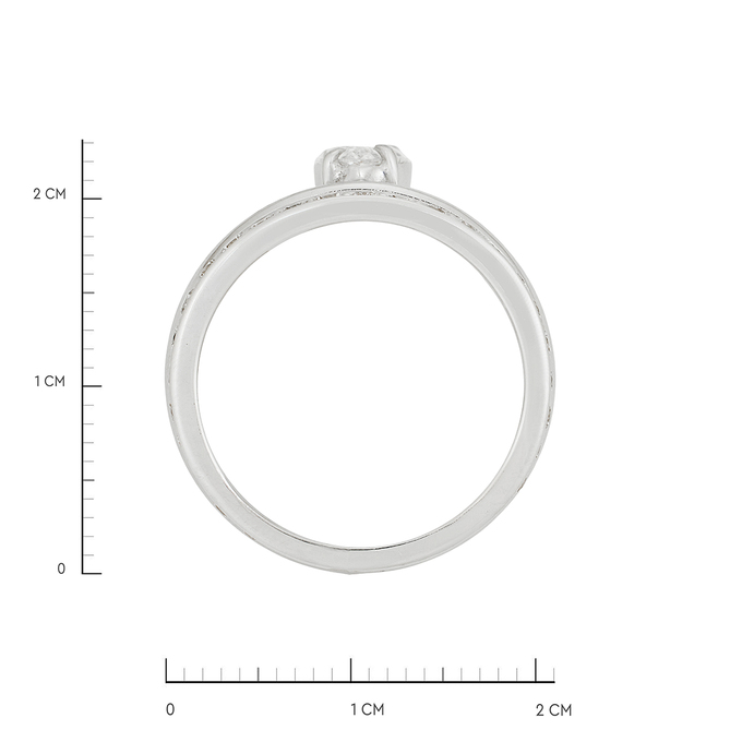 Кольцо из золота 750 пробы c бриллиантами, Л 0808 7569 за 340000