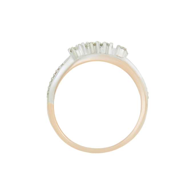 Кольцо из золота 585 пробы c бриллиантами, Л 3706 5617 за 39830