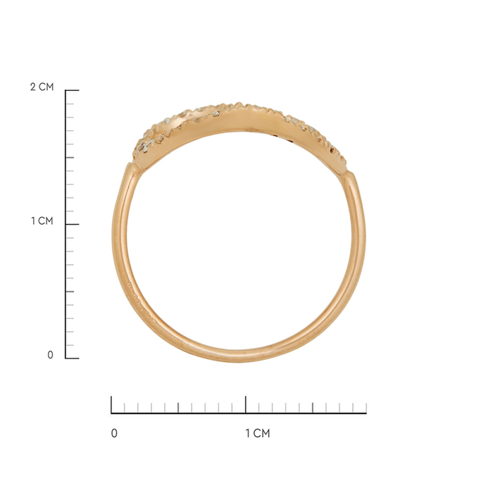 Кольцо из золота 750 пробы c бриллиантами, Л 4710 5929 за 53200