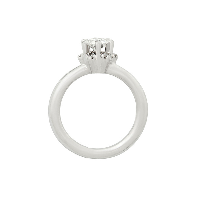 Кольцо из золота 585 пробы c бриллиантами, Л 2009 9223 за 110000