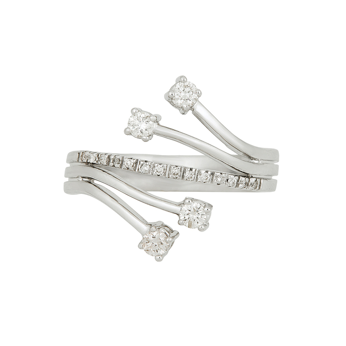 Кольцо из золота 750 пробы c бриллиантами, Л 2811 7530 за 75000