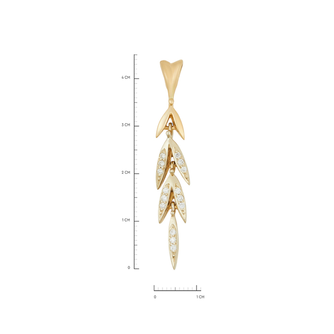 Подвеска из золота 750 пробы c бриллиантами, Л 5104 1383 за 55500