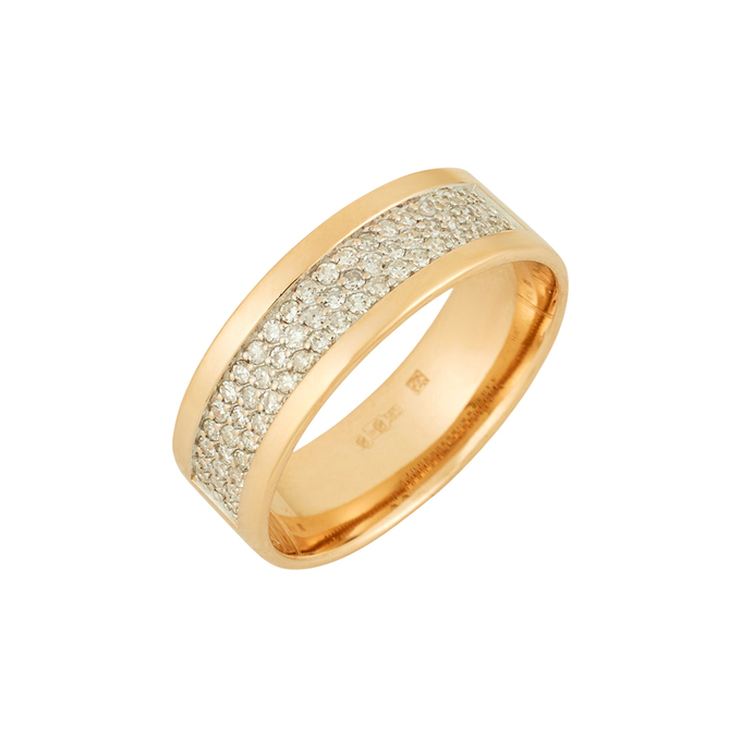 Кольцо из золота 585 пробы c бриллиантами, Л 3911 5059 за 43120