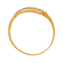 Кольцо из комбинированного золота 585 пробы c фианитами Л19107592 фото 3