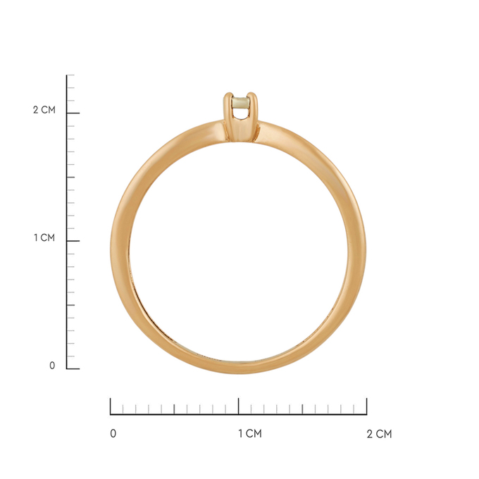 Кольцо из золота 585 пробы c бриллиантом, Л 5805 1900 за 20000