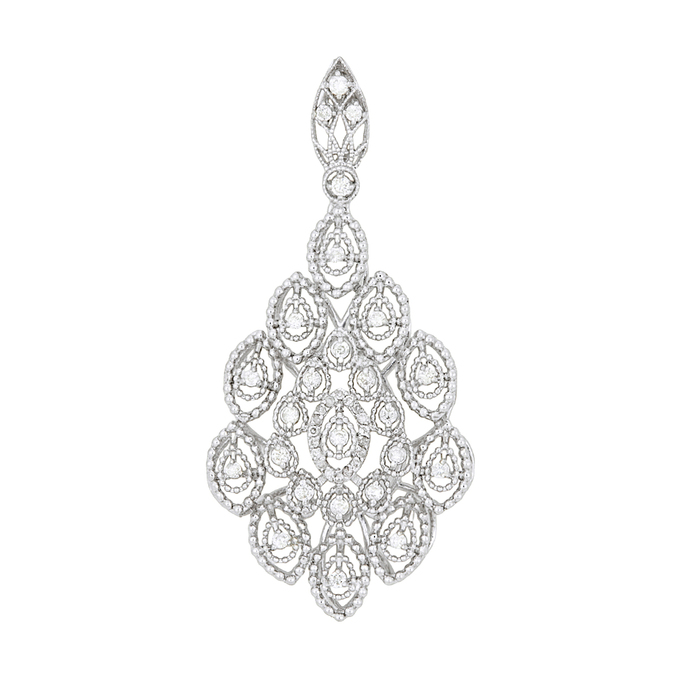 Подвеска из золота 750 пробы c бриллиантами