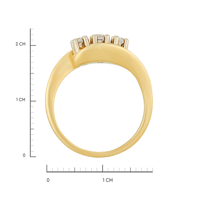 Кольцо из золота 750 пробы c бриллиантами, Л 2213 1692 за 84000