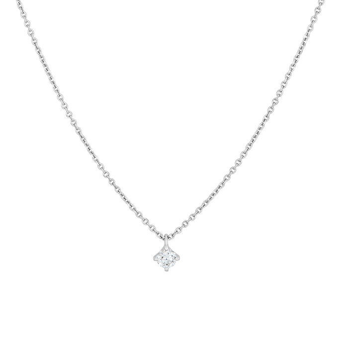 Колье из золота 585 пробы c бриллиантом, Л 1911 6879 за 31600
