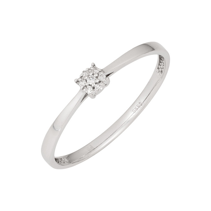 Кольцо из золота 585 пробы c бриллиантами, Л 4710 2176 за 14800