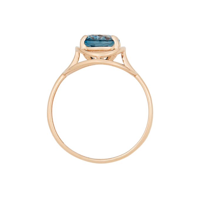 Кольцо из золота 585 пробы c топазом Лондон, Л 2913 1269 за 23040