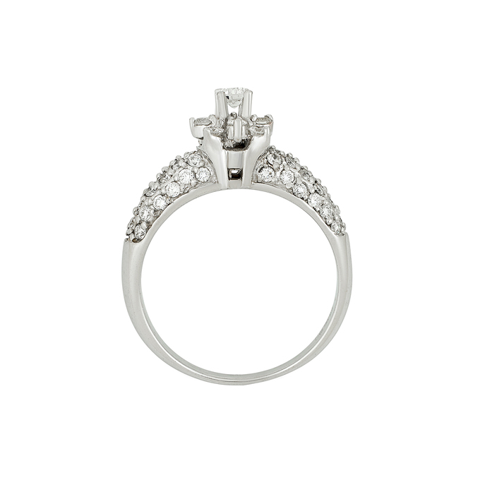 Кольцо из золота 585 пробы c бриллиантами, Л 5208 0913 за 75000