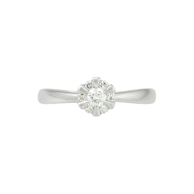 Кольцо из золота 585 пробы c бриллиантами, Л 4107 6828 за 26300