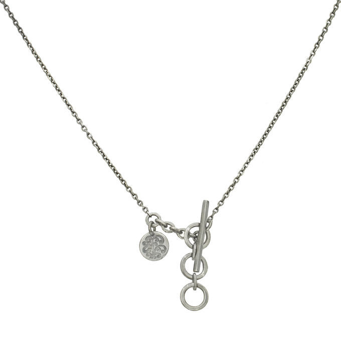 Колье из серебра 925 пробы c бриллиантами