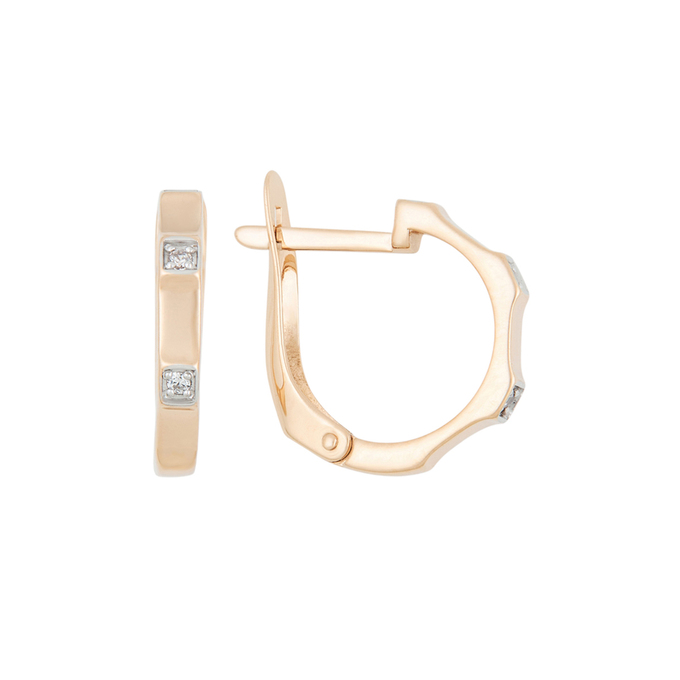 Серьги из золота 585 пробы c фианитами, К 0000 2918 за 22700
