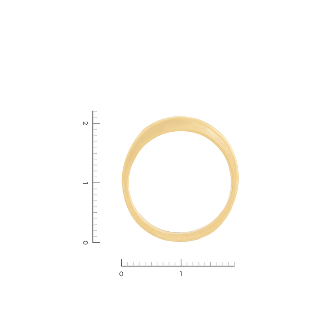 Кольцо из желтого золота 750 пробы c 18 бриллиантами, Л 6201 6041 за 75900