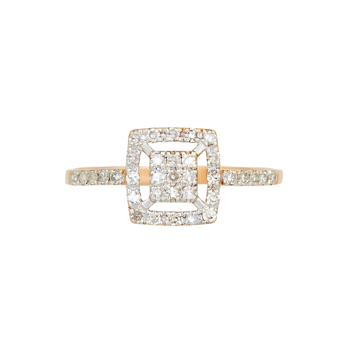 Кольцо из золота 585 пробы c бриллиантами, Л 6600 1709 за 26560