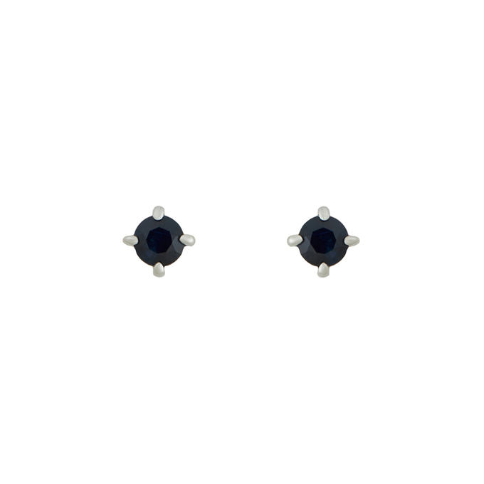 Серьги из золота 585 пробы c сапфирами