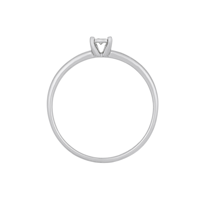 Кольцо из золота 585 пробы c бриллиантом, Л 6103 1572 за 15600