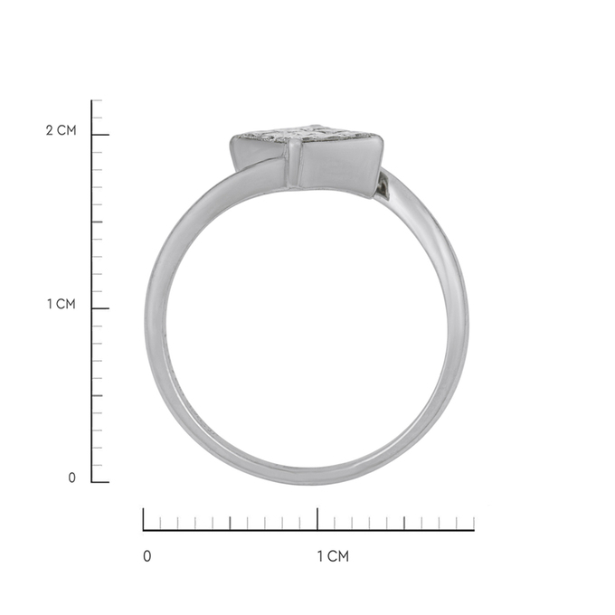 Кольцо из золота 750 пробы c бриллиантами, Л 3911 3983 за 49500
