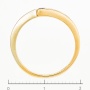 Кольцо из комбинированного золота 583 пробы c 1 сапфиром Л62012995 фото 4
