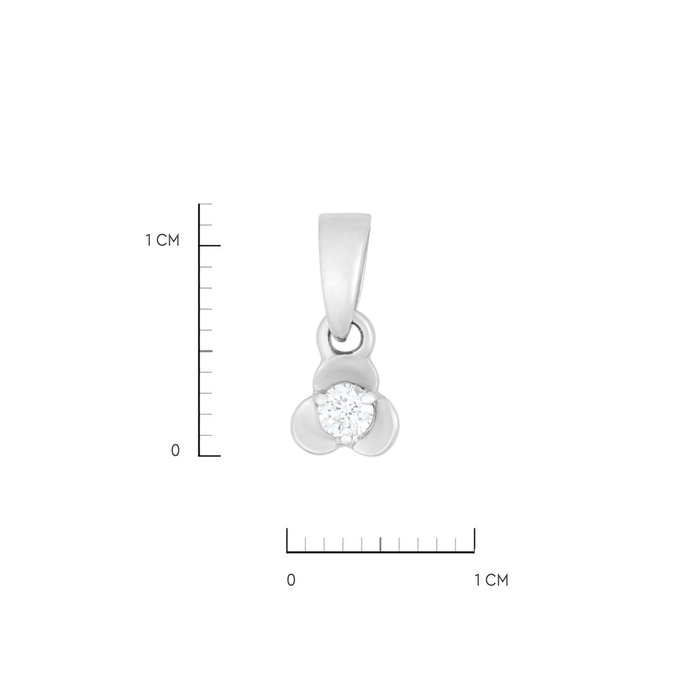 Подвеска из золота 585 пробы c бриллиантом, Л 0808 5210 за 10320