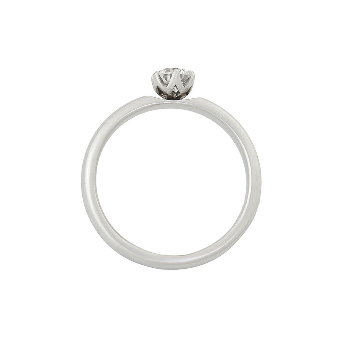 Кольцо из золота 585 пробы c бриллиантом, Л 3107 3283 за 110000