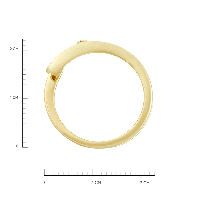 Кольцо из золота 585 пробы c бриллиантами, Л 2415 4320 за 38500