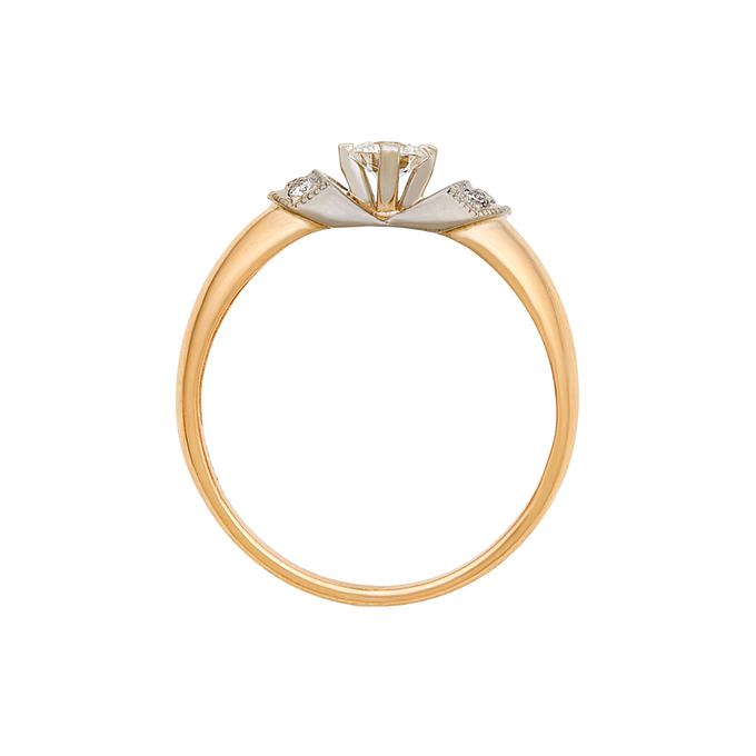 Кольцо из золота 585 пробы c бриллиантами, Л 2812 0085 за 105520