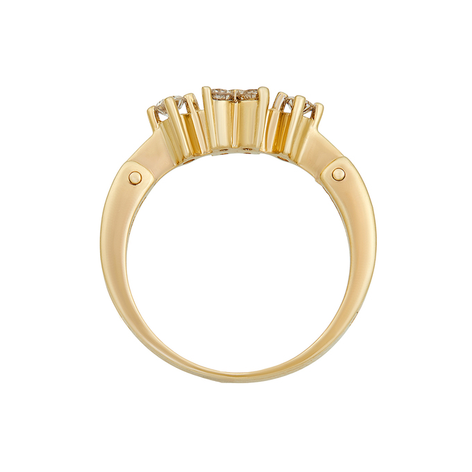 Кольцо из золота 585 пробы c бриллиантами, Л 6600 6805 за 60400