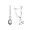 Серьги из золота 585 пробы с бриллиантами